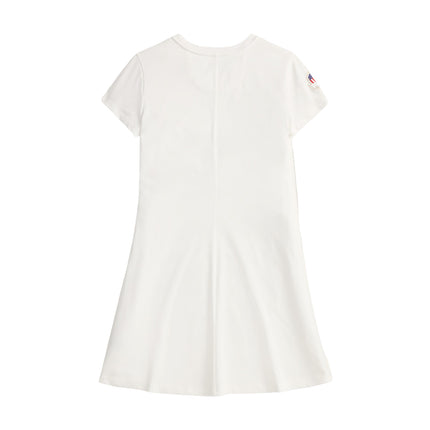 Polo Ralph Lauren Girl's U.S. Ryder Cup Polo Bear Dress Ceramic White