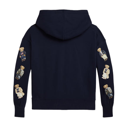 Polo Ralph Lauren Girl's Polo Bear Fleece Hoodie Refined Navy