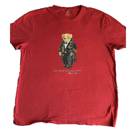 Polo Ralph Lauren Men's Polo Bear Tee Red - Hemen Kargoda