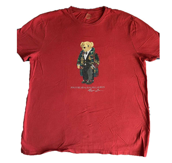 Polo Ralph Lauren Men's Polo Bear Tee Red - Hemen Kargoda