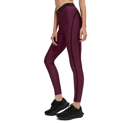 alo Women's Airlift High-Waist 7/8 Line Up Legging 24.5" Burgundy