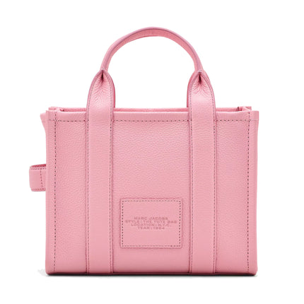 Marc Jacobs Women's The Leather Small Tote Bag Ribbon Pink - Hemen Kargoda