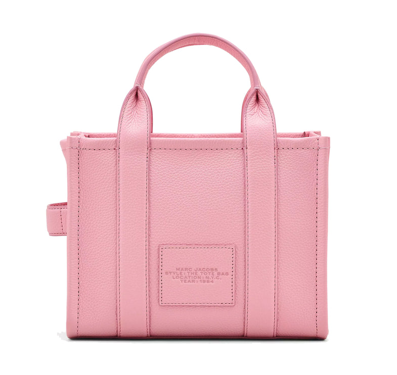 Marc Jacobs Women's The Leather Small Tote Bag Ribbon Pink - Hemen Kargoda
