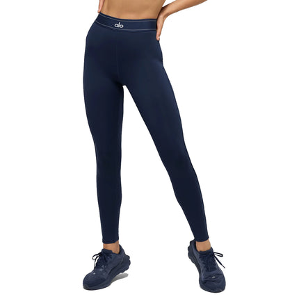 alo Women's Airlift High-Waist Suit Up Legging Navy/Navy