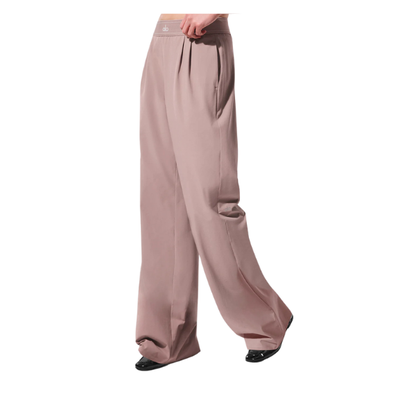 alo Women's Suit Up Trouser (Regular) - Taupe