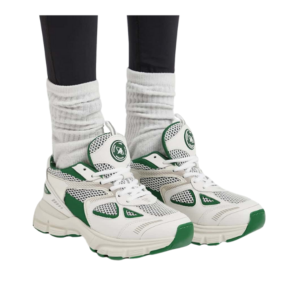 Axel Arigato Women's Marathon Runner in White/Kale Green - Hemen Kargoda