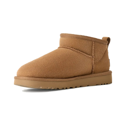 UGG Women's Classic Ultra Mini Boots Chestnut - Hemen Kargoda