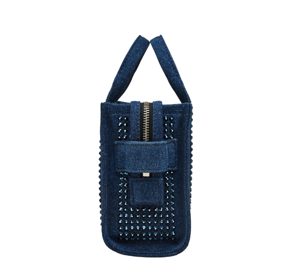 Marc Jacobs Women's The Crystal Denim Crossbody Tote Bag - Hemen Kargoda