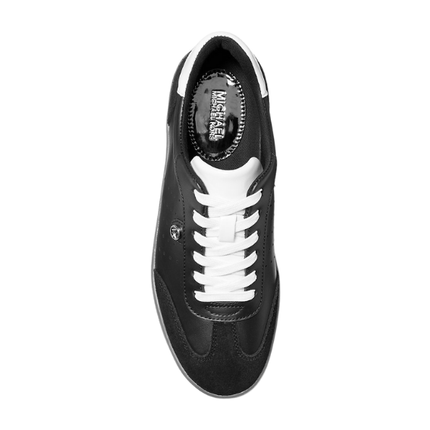 Michael Kors Women's Scotty Leather Sneaker Black - Hemen Kargoda