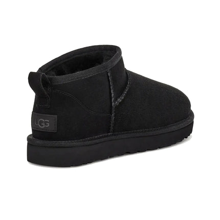 UGG Women's Classic Ultra Mini Boots Black - Hemen Kargoda