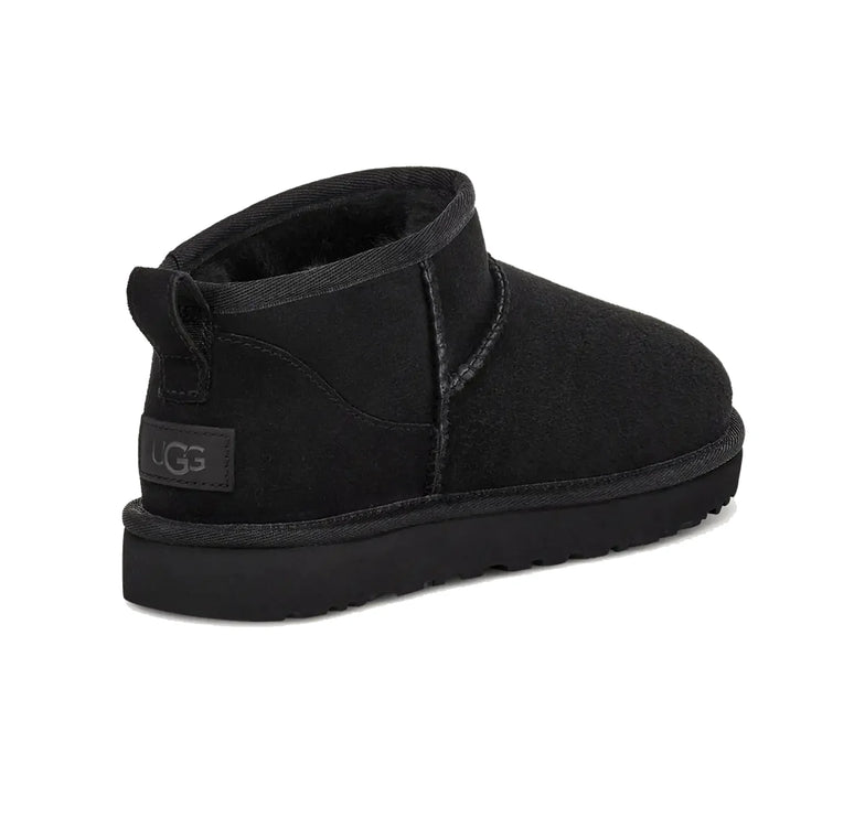 UGG Women's Classic Ultra Mini Boots Black - Hemen Kargoda
