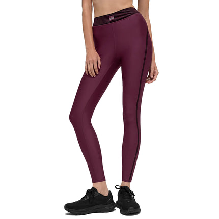 alo Women's Airlift High-Waist 7/8 Line Up Legging 24.5" Burgundy