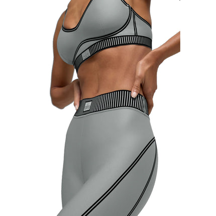 alo Women's Airlift High-Waist 7/8 Line Up Legging 24.5" Lunar Grey