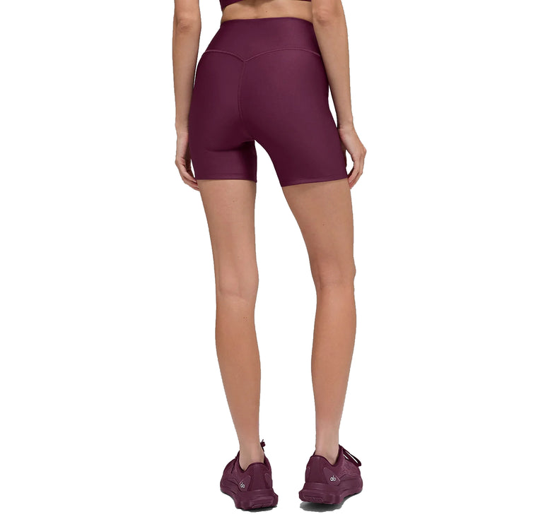 alo Women's 5" Airlift Energy Short Burgundy