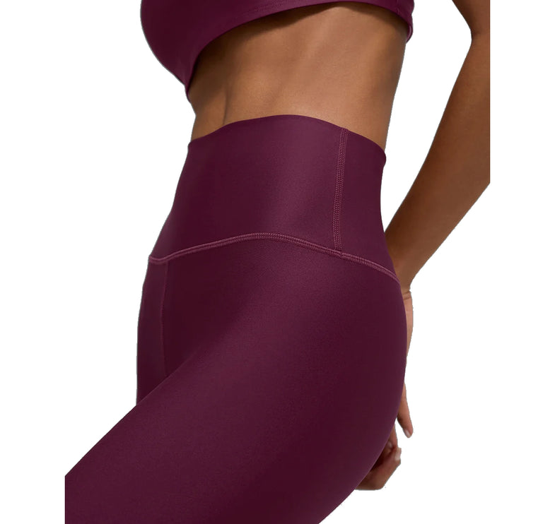 alo Women's 7/8 High-Waist Airlift Legging 24.5" Burgundy
