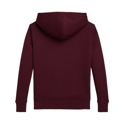 Polo Ralph Lauren Boy's Polo Bear Fleece Hoodie Classic Wine