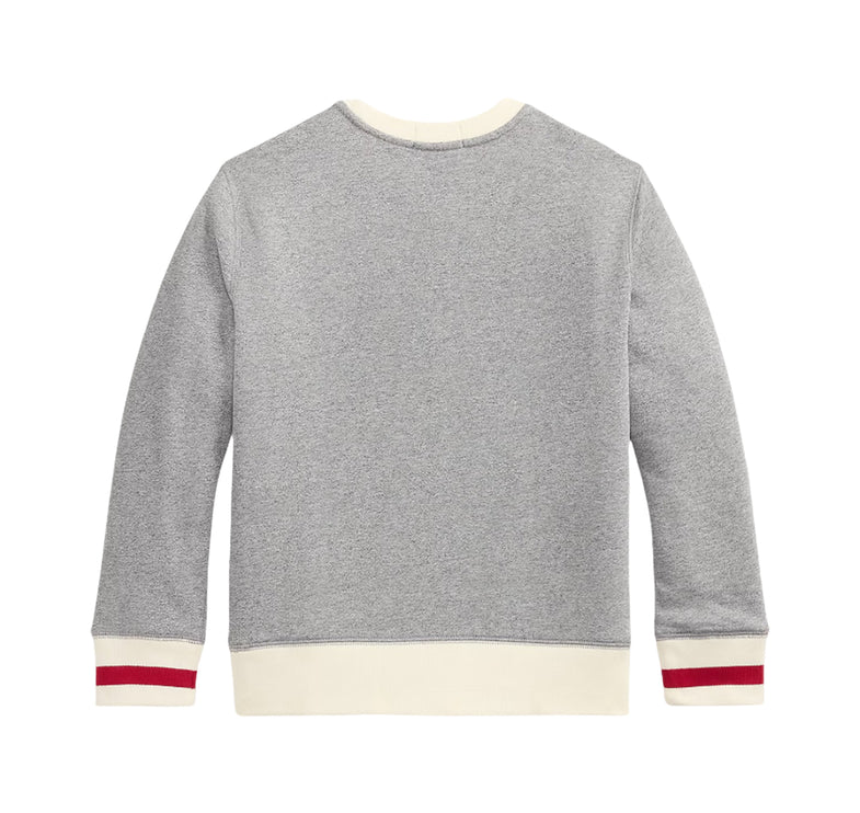 Polo Ralph Lauren Boy's Polo Bear Fleece Sweatshirt Vintage Pepper