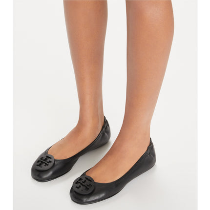 Tory Burch Women's Minnie Travel Ballet Perfect Black - Hemen Kargoda