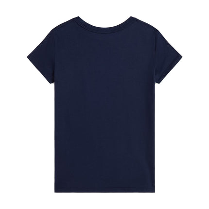 Polo Ralph Lauren Girl's Polo Bear Cotton Jersey Tee Refined Navy - Hemen Kargoda