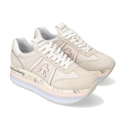 Premiata Women's Beth Sneakers Beige 6234 - Hemen Kargoda