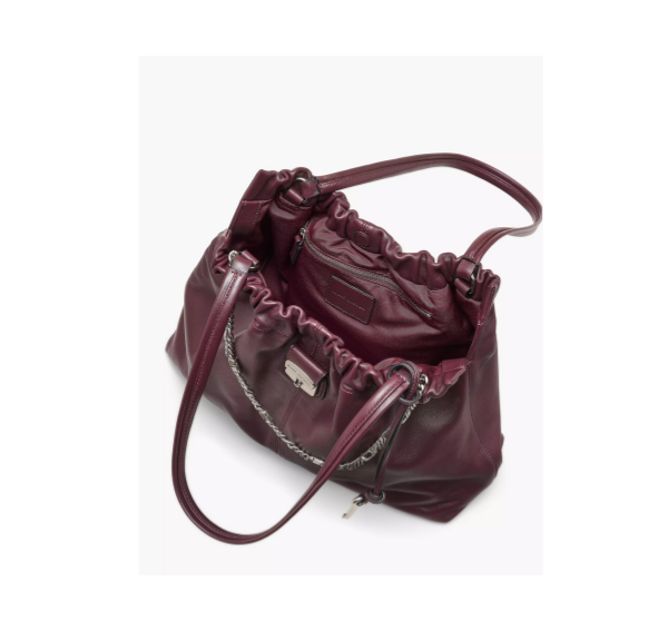 Marc Jacobs Women's The Cristina Tote Bag Dark Plum - Hemen Kargoda