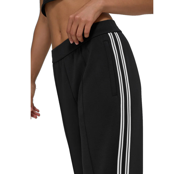 alo Women's Track Star Wide Leg Pant 32" (Long) Black