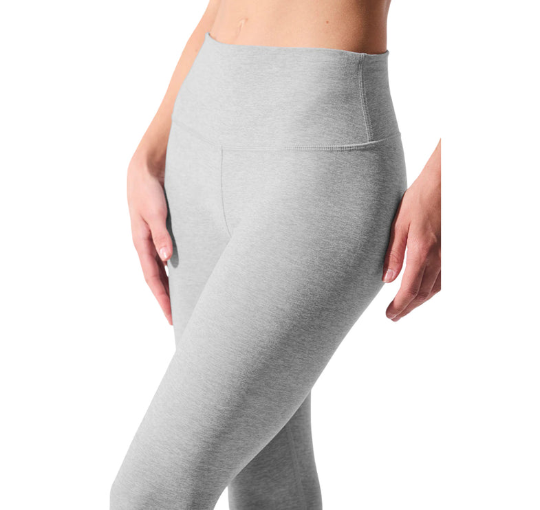 alo Women's Alosoft High-Waist 7/8 Highlight Legging Athletic Heather Grey