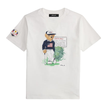 Polo Ralph Lauren Boy's U.S. Ryder Cup Polo Bear Tee Ceramic White/Multi