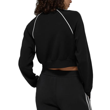 alo Women's Track Star Full Zip Jacket Black