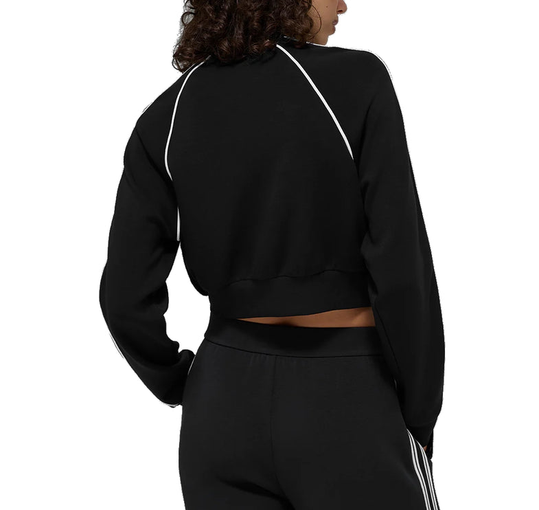 alo Women's Track Star Full Zip Jacket Black