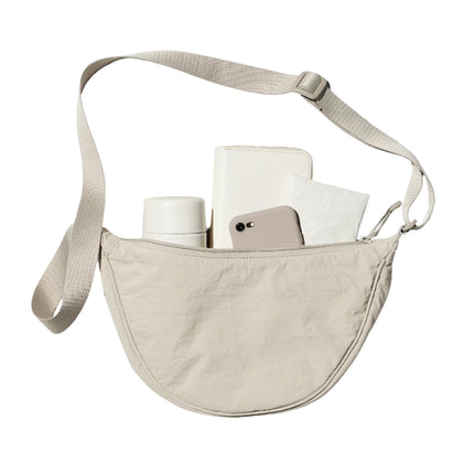 Uniqlo Unisex Round Mini Shoulder Bag 32 Beige - Hemen KArgoda