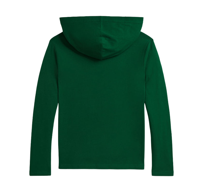 Polo Ralph Lauren Boy's Polo Bear Cotton Hooded Tee New Forest