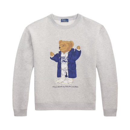 Polo Ralph Lauren Women's Polo Bear Fleece Crewneck Light Smoke Heather