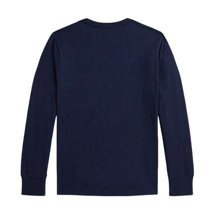 Polo Ralph Lauren Boy's Polo Bear Cotton Long-Sleeve Tee Refined Navy