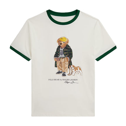 Polo Ralph Lauren Boy's Polo Bear Cotton Ringer Tee Multi