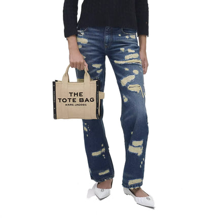 Marc Jacobs Women's The Jacquard Small Tote Bag Warm Sand - Hemen Kargoda