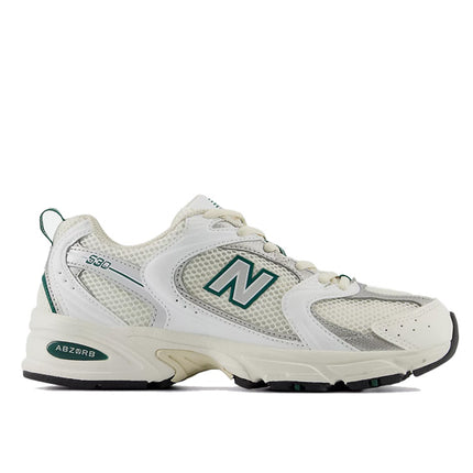 New Balance 530 Sea Salt with White and Marsh Green MR530SX  Hemen Kargoda