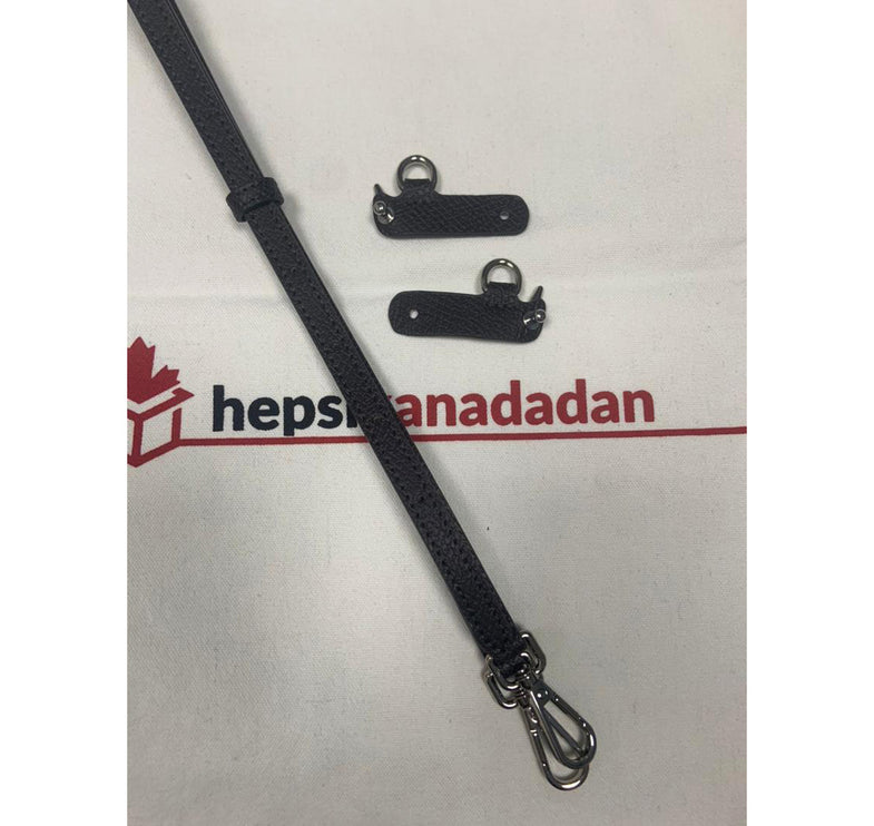 Longchamp Pouch Modeliyle Uyumlu Deri Askı Seti Mocha - Hemen Kargoda