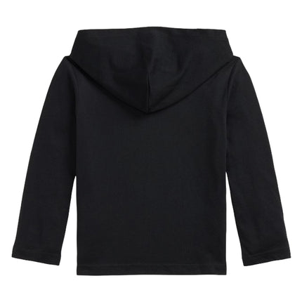 Polo Ralph Lauren Boy's Polo Bear Cotton Hooded Tee Black