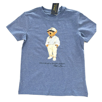 Polo Ralph Lauren Men's Bear Hemingway Tee Heather Blue - Hemen Kargoda