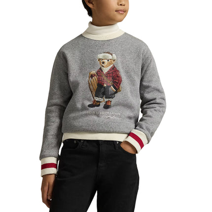 Polo Ralph Lauren Boy's Polo Bear Fleece Sweatshirt Vintage Pepper