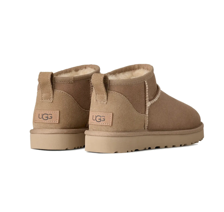 UGG Women's Classic Ultra Mini Boots Sand - Hemen Kargoda