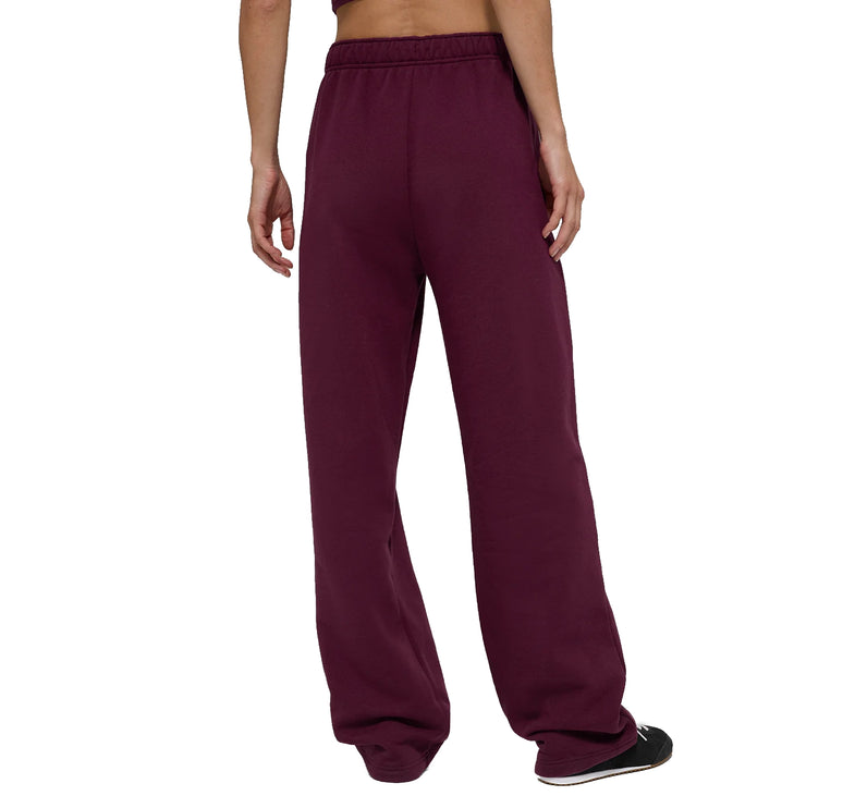 alo Women's Accolade Straight Leg Sweatpant Burgundy