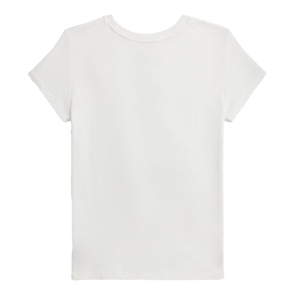 Polo Ralph Lauren Girl's Polo Bear Cotton Jersey Tee Deckwash White - Hemen Kargoda