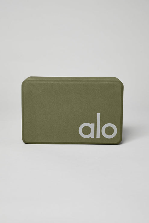 alo Men's Uplifting Yoga Block - Jungle/Silver