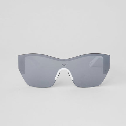 alo Men's Stunner Sunglasses - Gunmetal/White