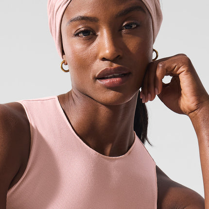 alo Women's Alosoft Headband - Pink Quartz Heather