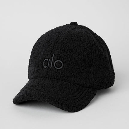 alo Women's Micro Sherpa Off-Duty Cap - Black