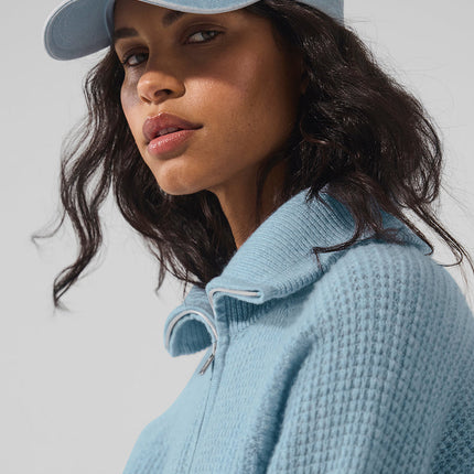 alo Women's Washed Off-Duty Cap - Light Denim