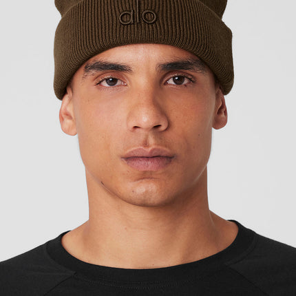 alo Men's Notable Beanie - Espresso